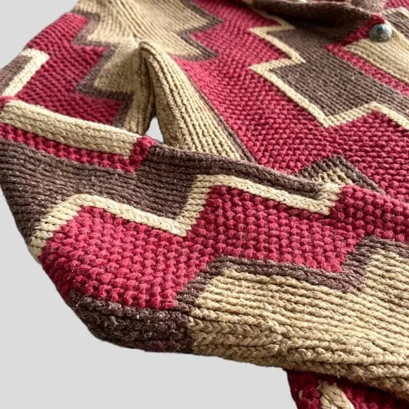 Ralph Lauren Red and Brown Patterned Sweater - Picture 9 of 15